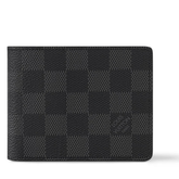 Louis Vuitton Wallet Slender Damier Graphite Indigo Blue Interior