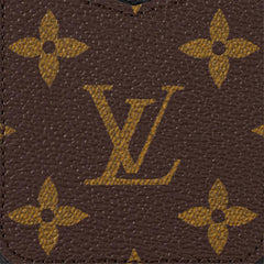 Louis Vuitton Bumper Pallas iPhone 17 Pro Case – Monogram Canvas & Black Leather Card Holder