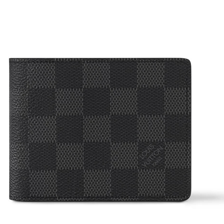 Louis Vuitton Wallet Slender Damier Graphite Indigo Blue Interior